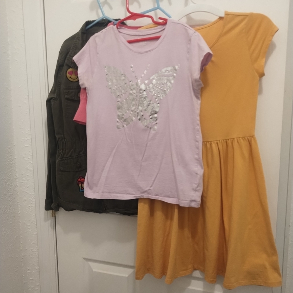Charming Yellow Kids Casual Dress